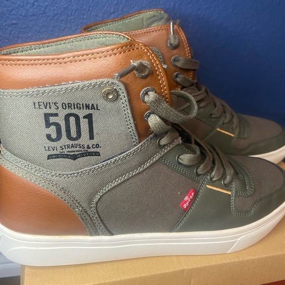Mason Hi 501 Core Levi’s Mens Shoes - Picture 2 of 10